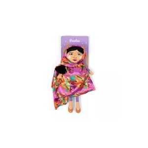 Piccolina Trailblazer Malala Yousafzai Plush Doll Education Advocate